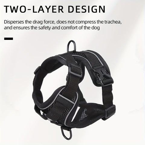 Reflektierendes Katzenharness und Leinen-Set – Ideal für Spaziergänge und Training