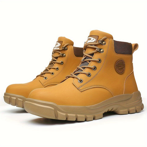 Robuste Sicherheitsarbeitsstiefel mit Stahlkappen – Langlebig und Komfortabel für Arbeit und Industrie