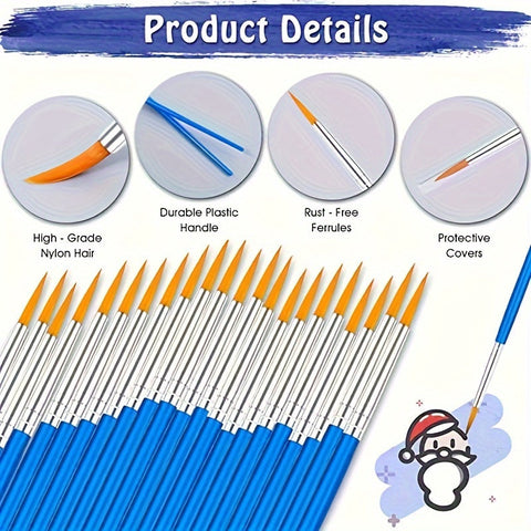 Professionelles Pinselset – Geeignet für Öl-, Acryl- und Aquarellmalerei