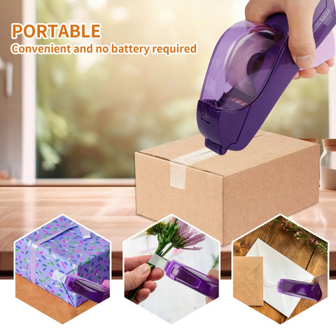 QuickSeal Tape Dispenser – Superschnelles Kleben mit einer Hand