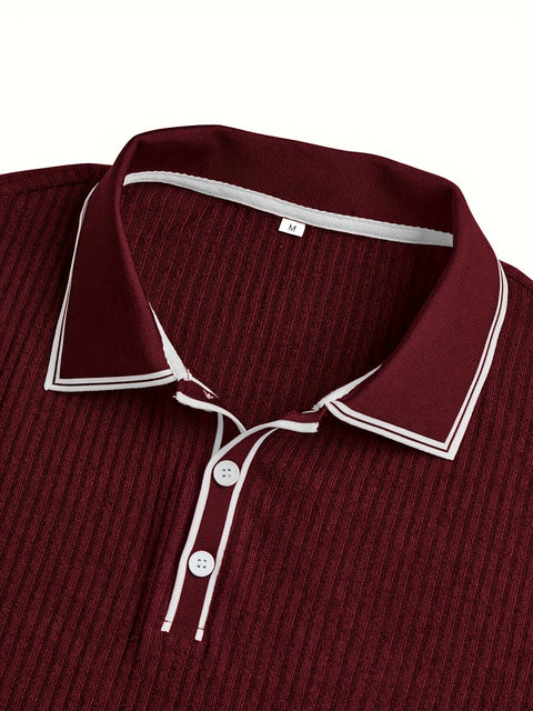 Herren Polo-Shirt mit kurzen Ärmeln – Komfortabel und stilvoll für den Sommer