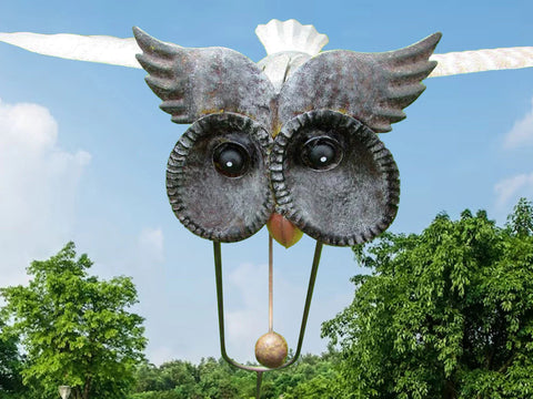 Metallischer Vogel Windgenerator - Dekorative Gartenornamente