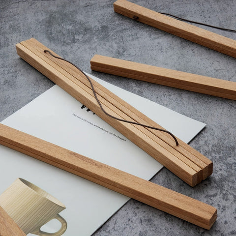 Magnetischer Holz-Posteraufhänger – Einfache und Stilvolle Wanddekoration