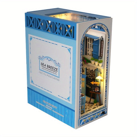 Handgefertigtes 3D Holzpuzzle – Meer inspiriertes Miniaturhaus