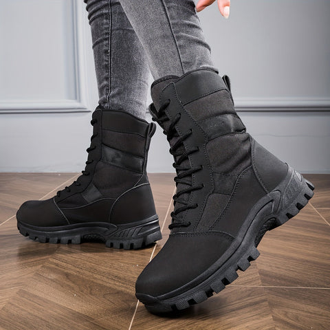 Damen Mid-Calf Wanderschuhe – Rutschfeste Trekkingstiefel mit Bequemer Fütterung