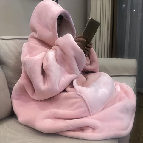 Luna Sherpa Hoodie Decke - Ultraweich und Komfortabel für die Kältesten Tage