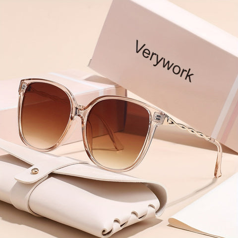 Retro Sonnenbrille für Damen – Stilvolle Quadratische Sonnenbrille mit Anti-Reflex-Beschichtung