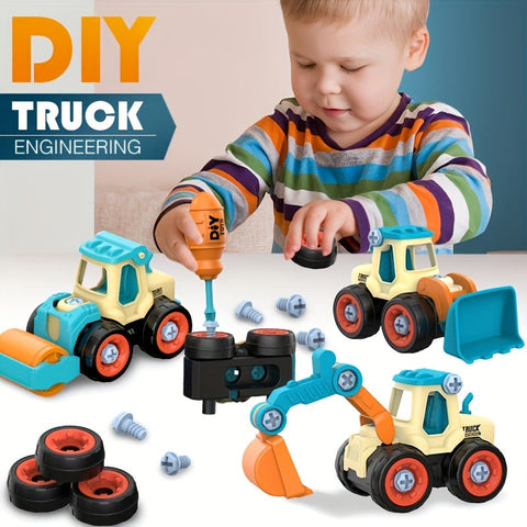DIY Lkw-Bausatz - Kreatives Spielzeug für Kinder