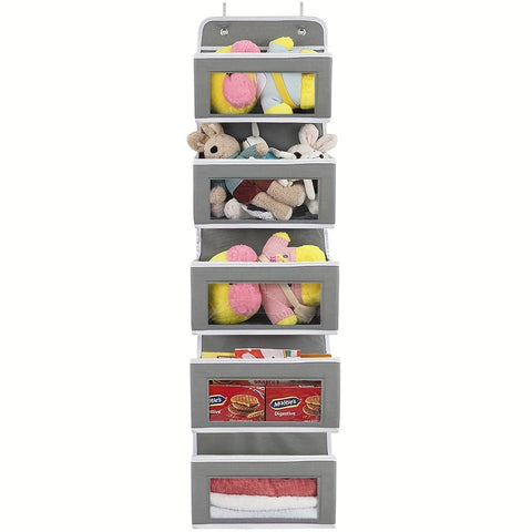 5-lagiges Hängendes Aufbewahrungssystem – Ideal für Schlafzimmer, Badezimmer und Küche
