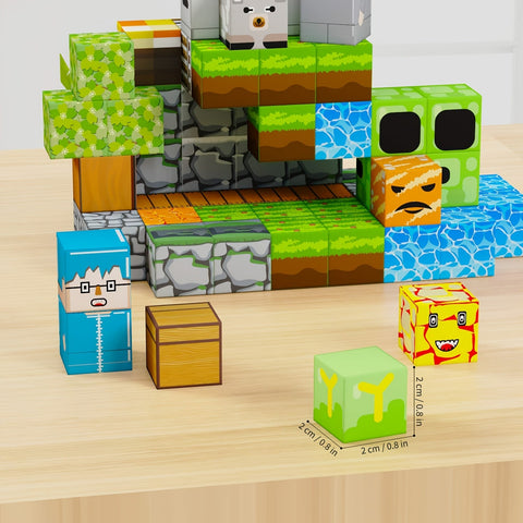 Magnetisches Bau-Set - Kreatives und Pädagogisches Bauen für Kinder