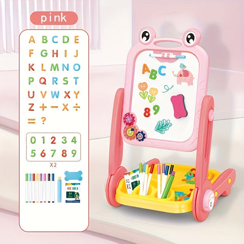 Doppelseitiges Kinderzeichenbrett – Magnetisch mit Bildungsfunktionen zum Lernen und Spielen