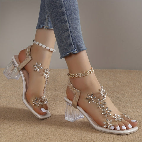 Blumenfest Sandalen für Damen - Luftig und Chic für Sonnige Tage
