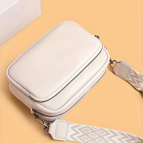 Modische Crossbody-Tasche für Damen – Lässige Umhängetasche mit geometrischem Design