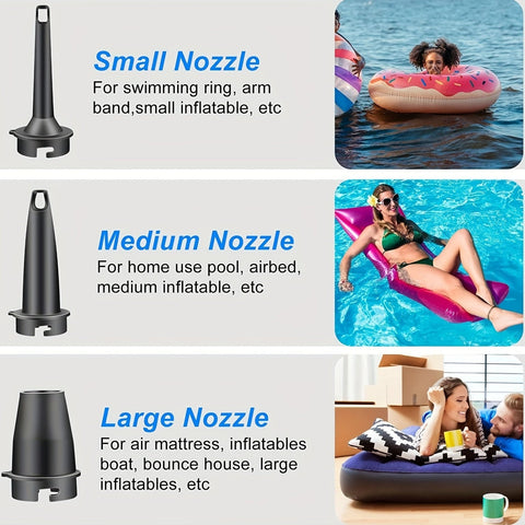 Wiederaufladbare Mini-Luftpumpe – Kabellos & Ultraleicht für den Outdoor-Einsatz