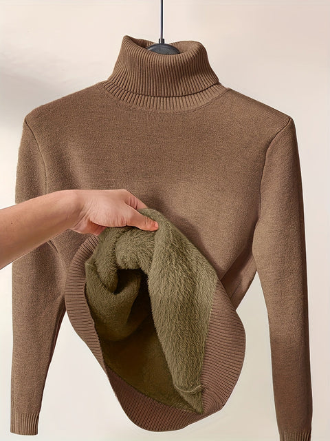 Thermischer Rollkragenpullover - Bequem und Warm für Kalte Tage