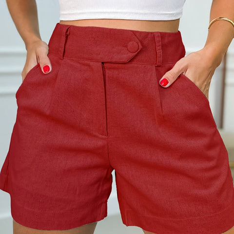 Elegante Hochtaillierte Shorts – Komfort und Stil in Einem