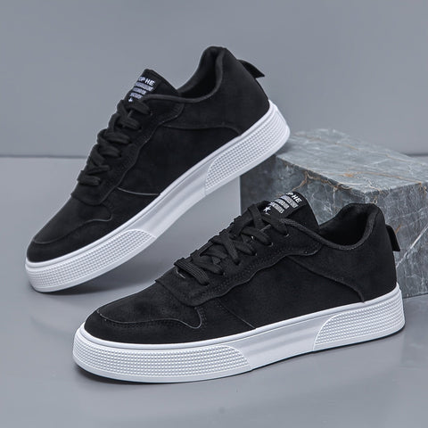 Herren Sneakers mit niedriger Spitze – Komfortabel und langlebig mit weißer PVC-Sohle