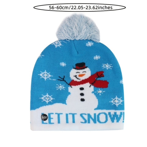 Frostige LED Weihnachtsmützen - Beleuchtet und Fröhlich für die Feiertage