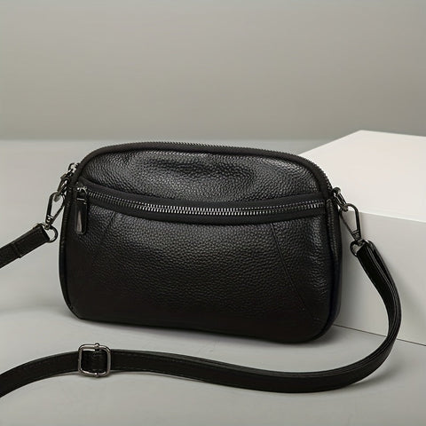 Klassisch Chic Leder Crossbody – Zeitlos und Funktional