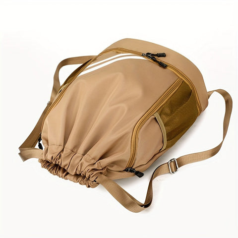Stylische Nylon-Gymtasche mit Kordelzug – Praktisch und Wasserdicht für Sport und Reisen