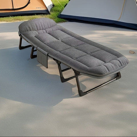 Zusammenklappbares Campingbett für Erwachsene – Leichtes Aluminium- und Edelstahlgestell