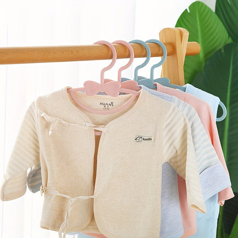 Nachhaltige Kinderkleiderbügel - Niedliches Schleifen-Design, Leicht und Platzsparend