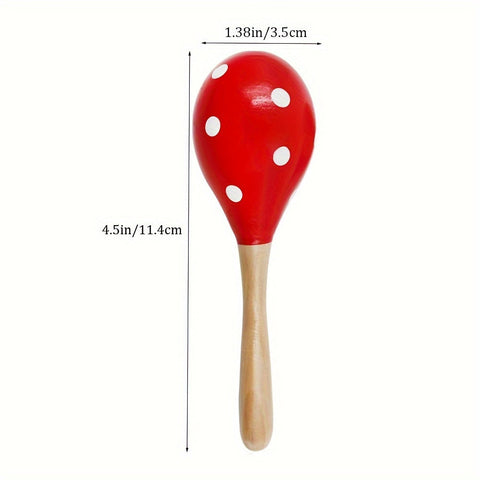 MelodyWood Holzmaraca - Spielerisches Musikinstrument für Kinder