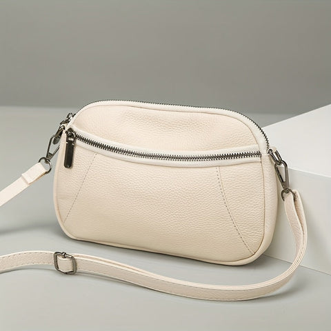 Klassisch Chic Leder Crossbody – Zeitlos und Funktional