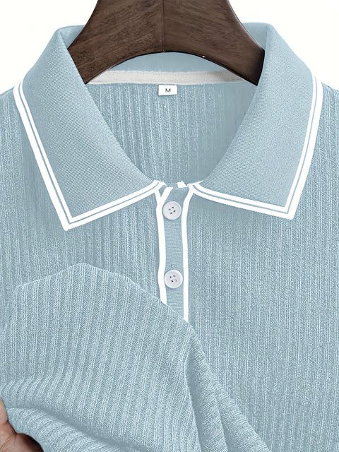 Herren Polo-Shirt mit kurzen Ärmeln – Komfortabel und stilvoll für den Sommer