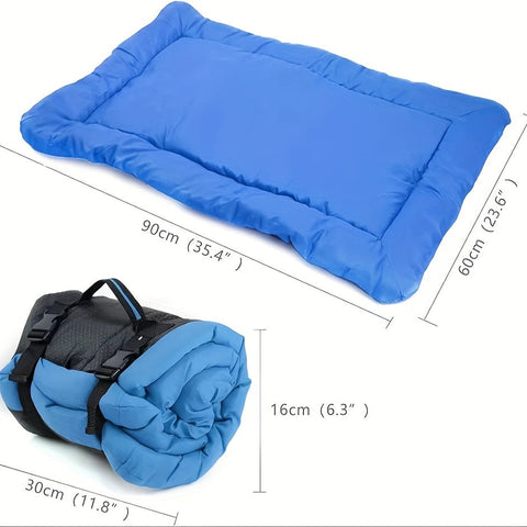 Faltbare Wasserdichte Hundematte – Bequeme Reisematte für draußen und Camping