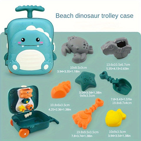 Walvis-Thema Strandspielzeug Set für Babys – 8-teiliges Reisegepäck
