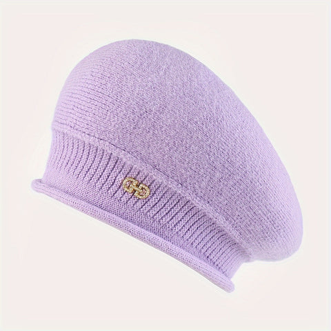 Schicke Strick-Beret für Damen - Eleganz und Wärme für den Winter