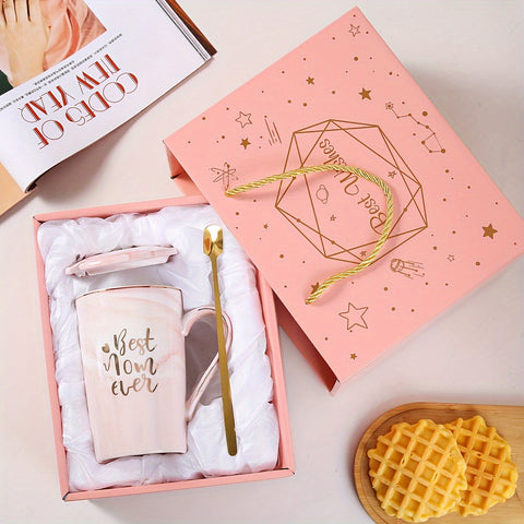 Marmortasse-Set mit goldener Aufdruck – Das perfekte Muttertagsgeschenk