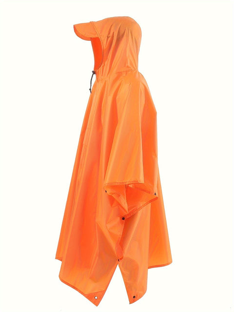 Wasserdichter 3-in-1 Poncho – Multifunktional und Atmungsaktiv für Wandern, Campen und Radfahren