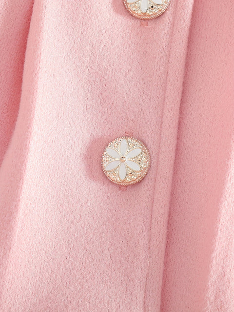Lotte Winterjacke für Kinder - Elegant mit Schleife und Plüschkragen für kalte Tage