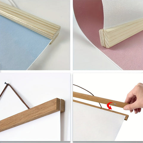 Magnetischer Holz-Posteraufhänger – Einfache und Stilvolle Wanddekoration
