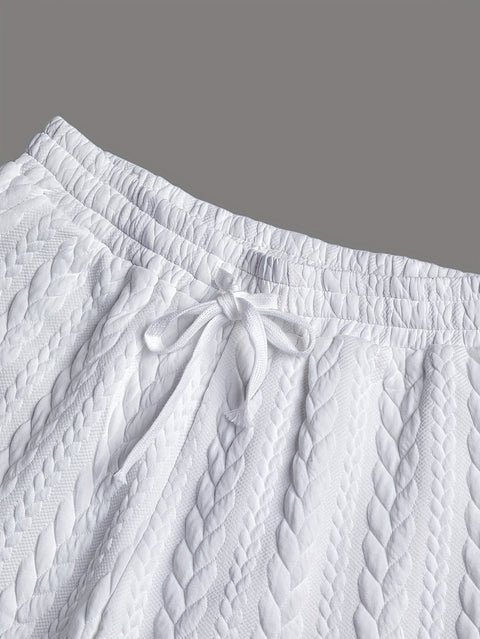 Lässige Herren Shorts Jacquard – Luftig und Stilvoll