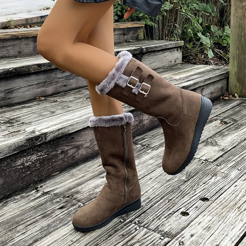 Fuzzy Boots für Damen - Warm und Stilvoll für Kalte Tage