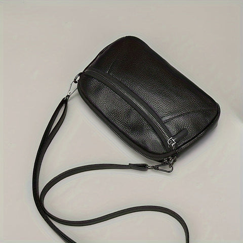 Klassisch Chic Leder Crossbody – Zeitlos und Funktional