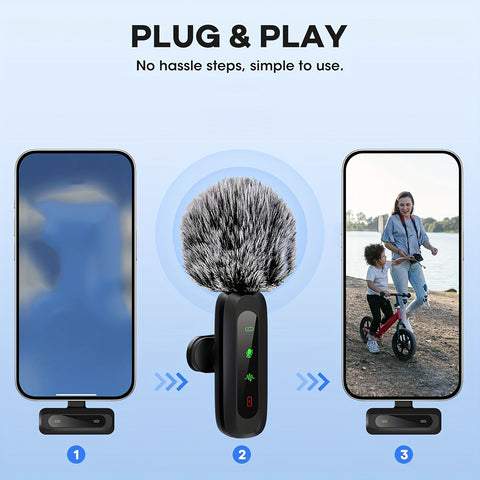 SoundClip Drahtloses Lavalier-Mikrofon - Für Smartphones und Tablets