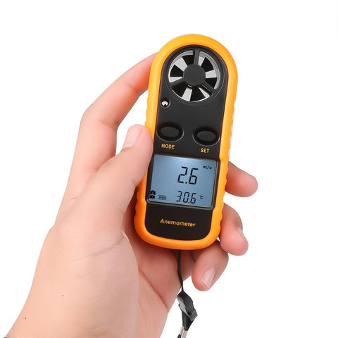 Kompakter Digitaler Windschnellmesser – Handheld und Präzise für Outdoor-Messungen