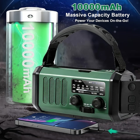 EcoPower Radiator - All-in-One Notfallradio mit Taschenlampe und Ladegerät