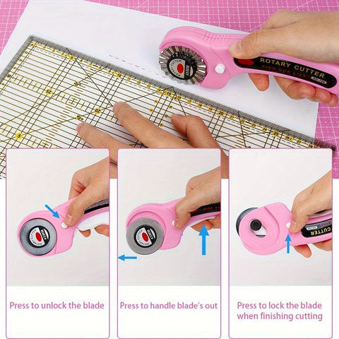 Rotationsschneider-Set – Ideal zum Nähen, Quilten und für DIY-Projekte