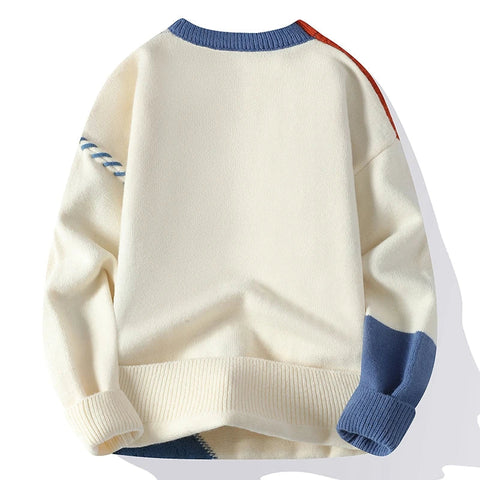 Luna Patchwork Pullover – Für einen modischen und warmen Look