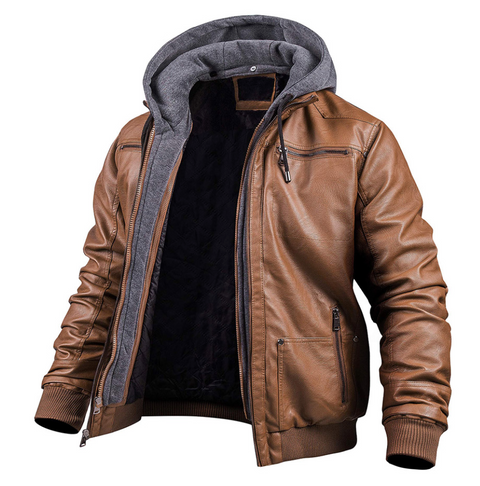 Rugged Voyager Lederjacke - Robust und Komfortabel