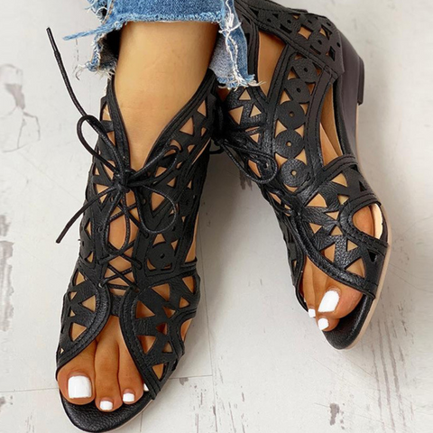 Luna Spitzen Sandalen – Eleganz und Komfort für Sommertage