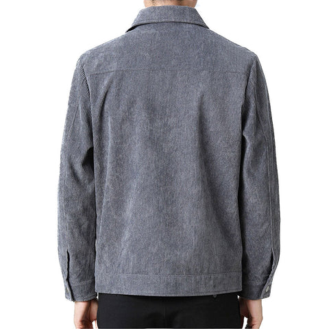 Moderne Corduroy Coach Jacket – Stilvolle Schicht für Männer