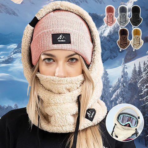 ArcticShield 3-in-1 Wintermütze – Warm, Winddicht und Multifunktional