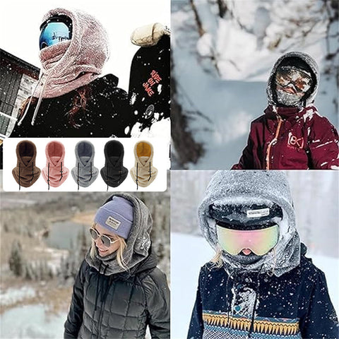 ArcticShield 3-in-1 Wintermütze – Warm, Winddicht und Multifunktional