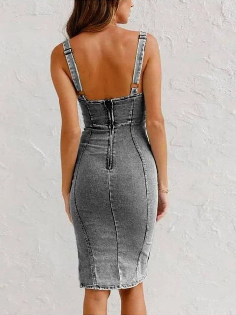 Gabi Denim Kleid - Stilvoll & Komfortabel